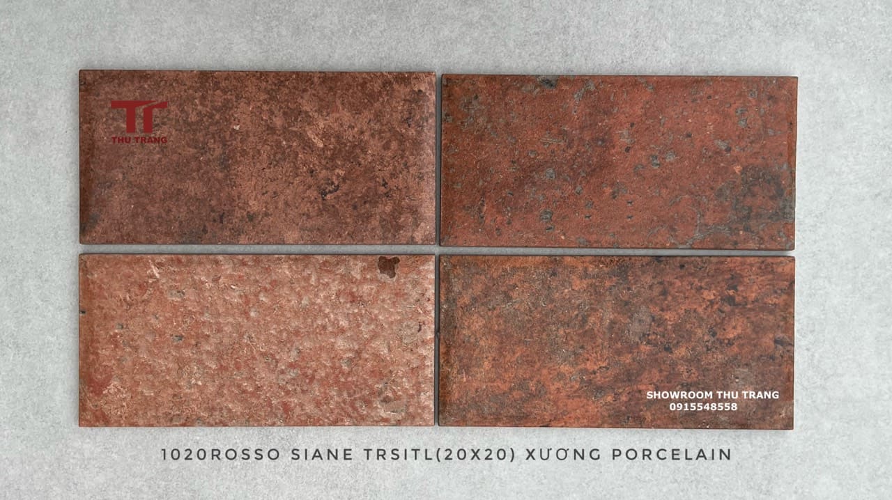 GẠCH GIẢ CỔ Ý 351020ROSSO SIENA (10x20cm)