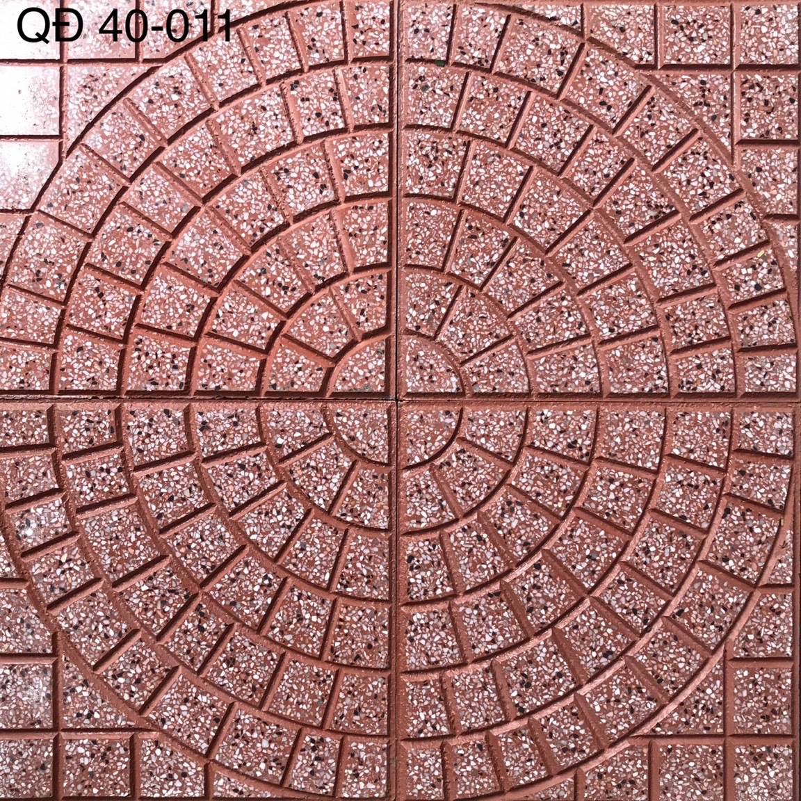 Gạch lát sân terrazzo 40×40 40-411