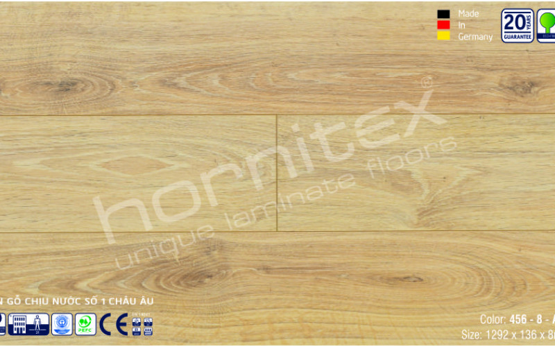 Hornitex 8mm 456-375.000đ/m2