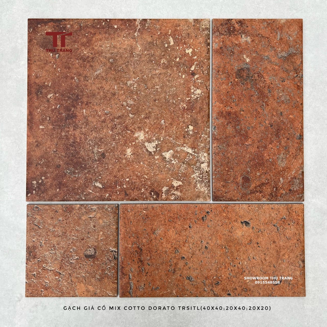 GẠCH CỔ MIX (20X40; 20X20; 40X40) Ý COTTO DORATO TRSITL