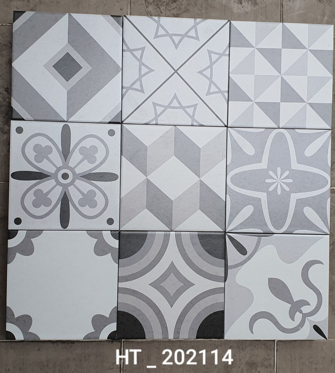 GẠCH BÔNG TRUNG QUỐC GB202114GCN (20x20cm)