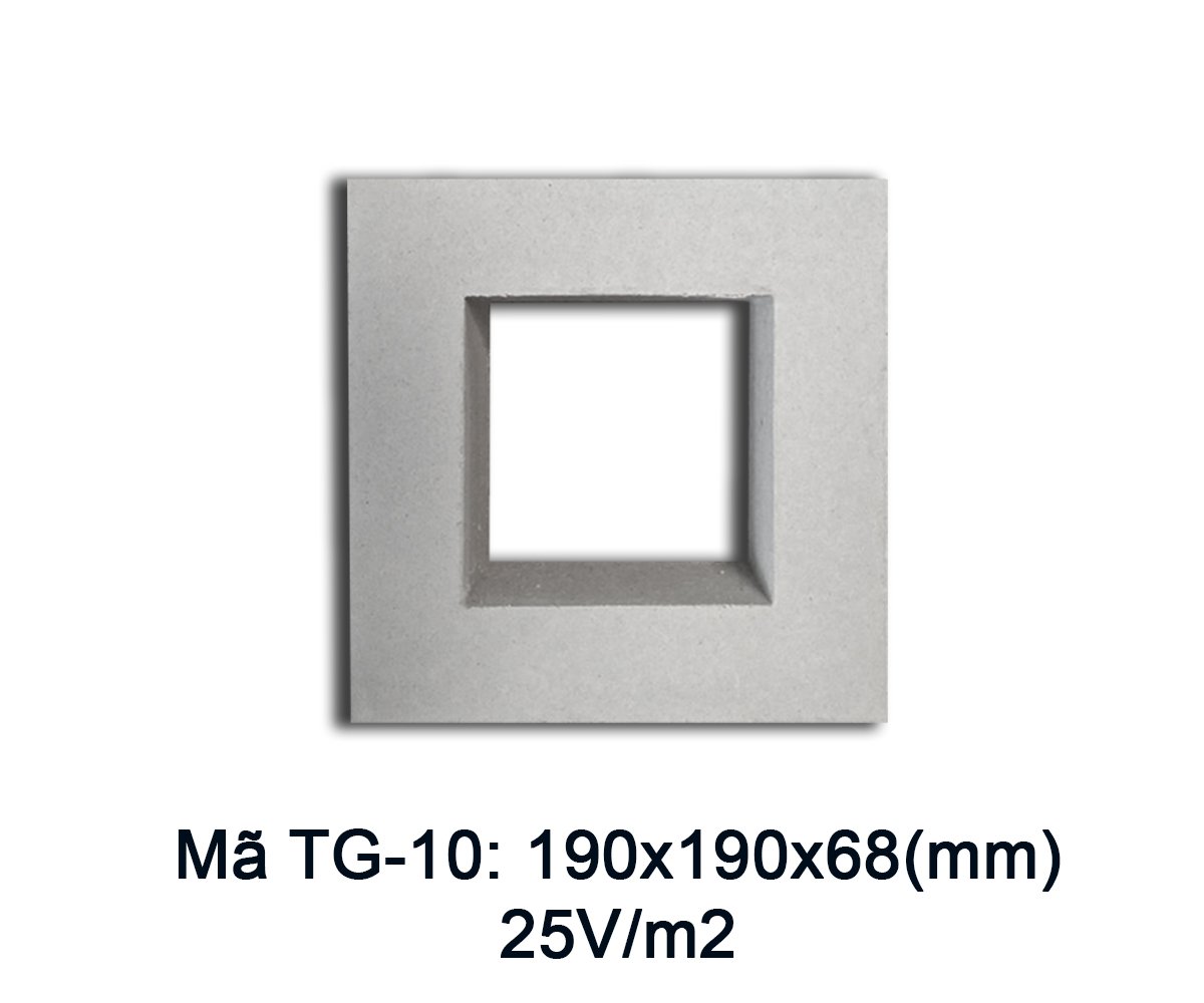 GẠCH THÔNG GIÓ GREENTILE TG10(190X190X68MM)