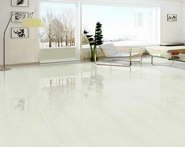 Ưu điểm của gạch granite là độ cứng và chống mài mòn rất tốt, sáng bóng đẹp mắt