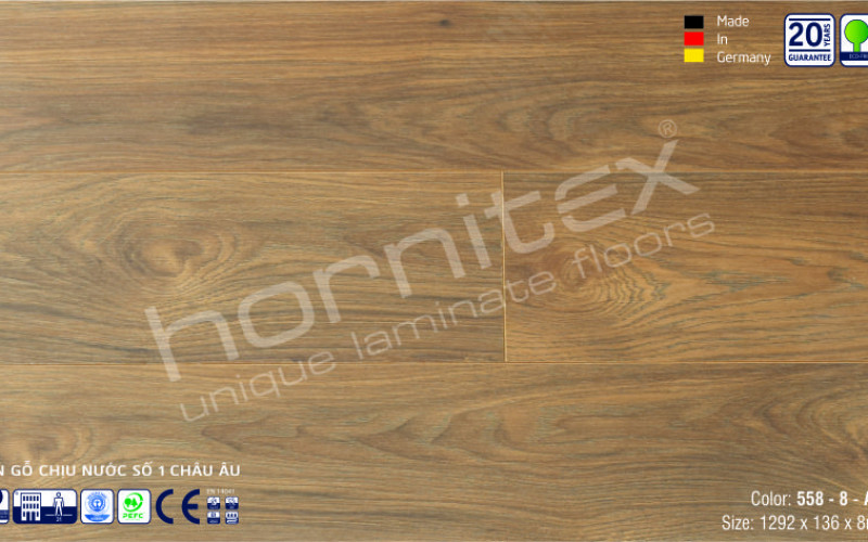 Hornitex 8mm 558- 375.000đ/m2