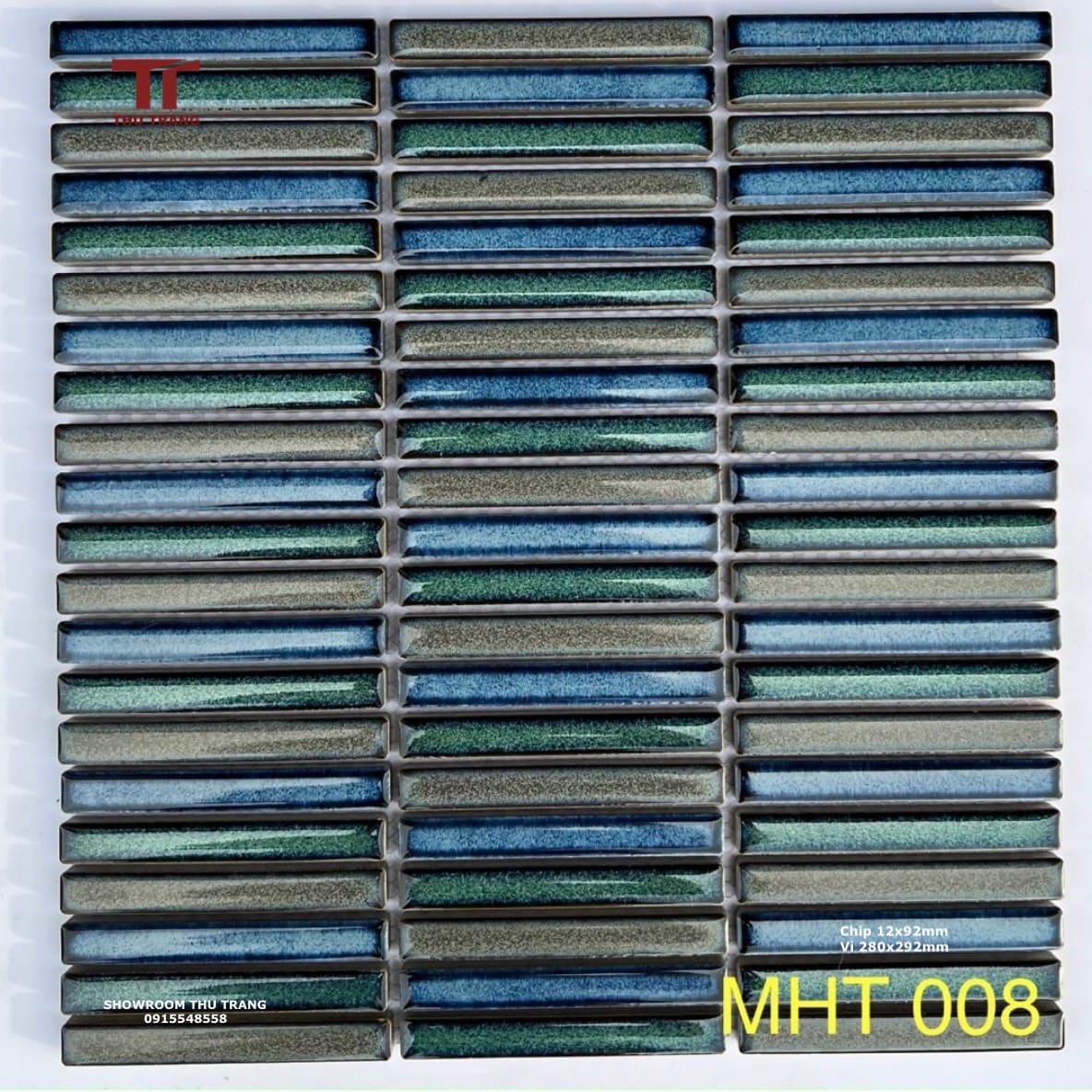GẠCH TRANG TRÍ MOSAIC QUE TRUNG QUỐC 4MSIQ008ADPCN (280x292mm)