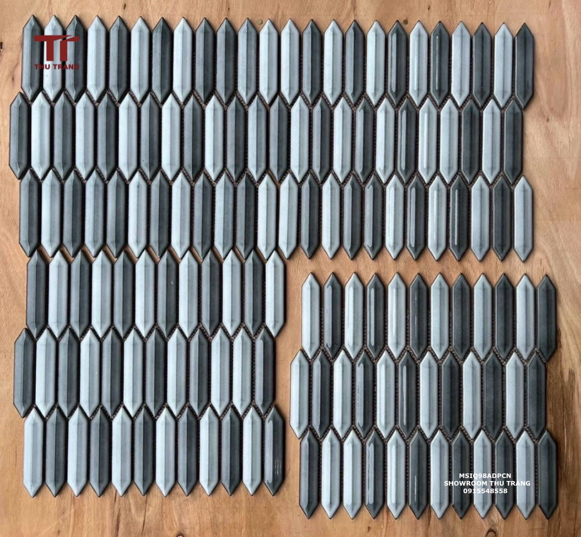 GẠCH TRANG TRÍ MOSAIC QUE TRUNG QUỐC MSIQ177ADPCN (280x292mm)