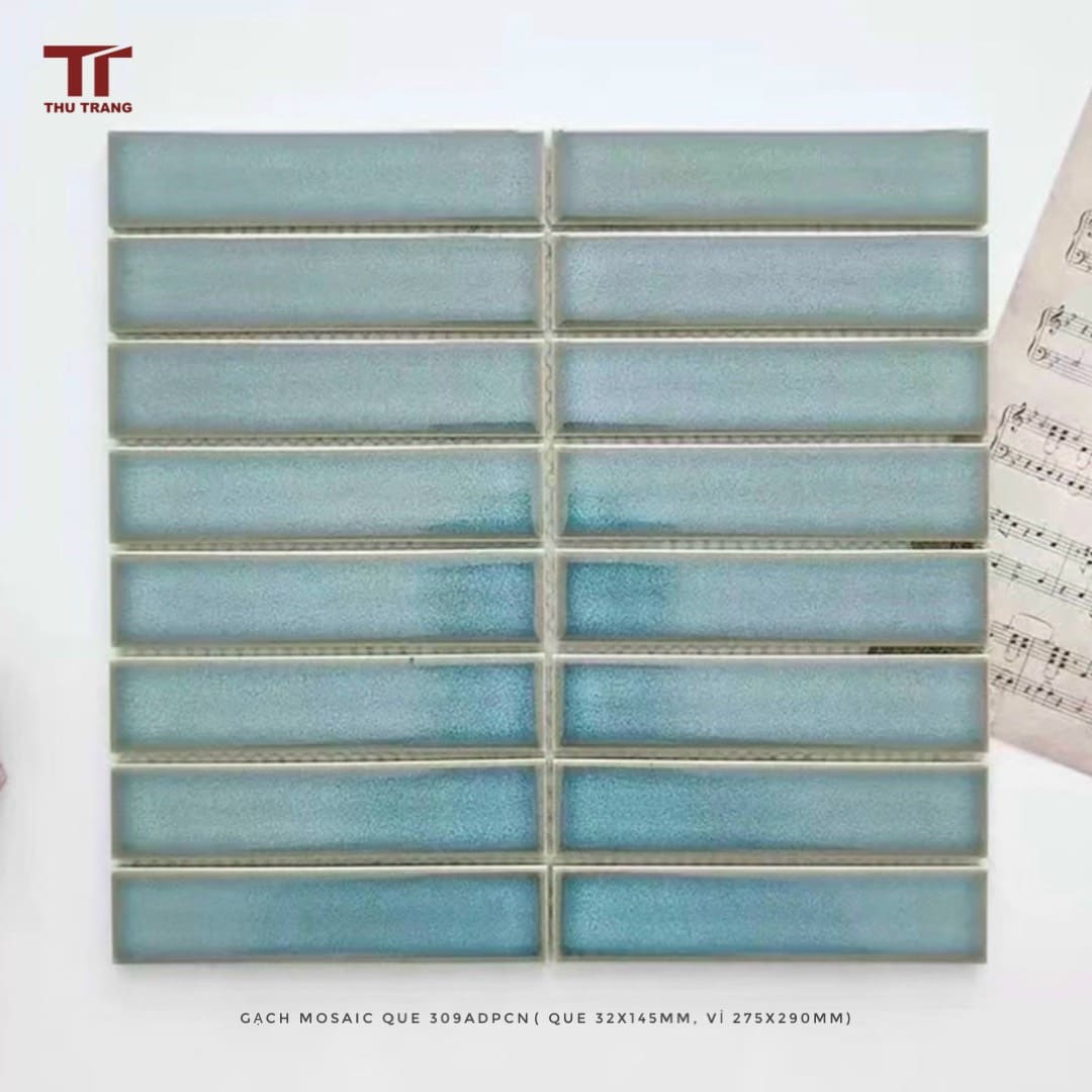 GẠCH TRANG TRÍ MOSAIC QUE TRUNG QUỐC MSIQ309ADPCN (275x290mm)