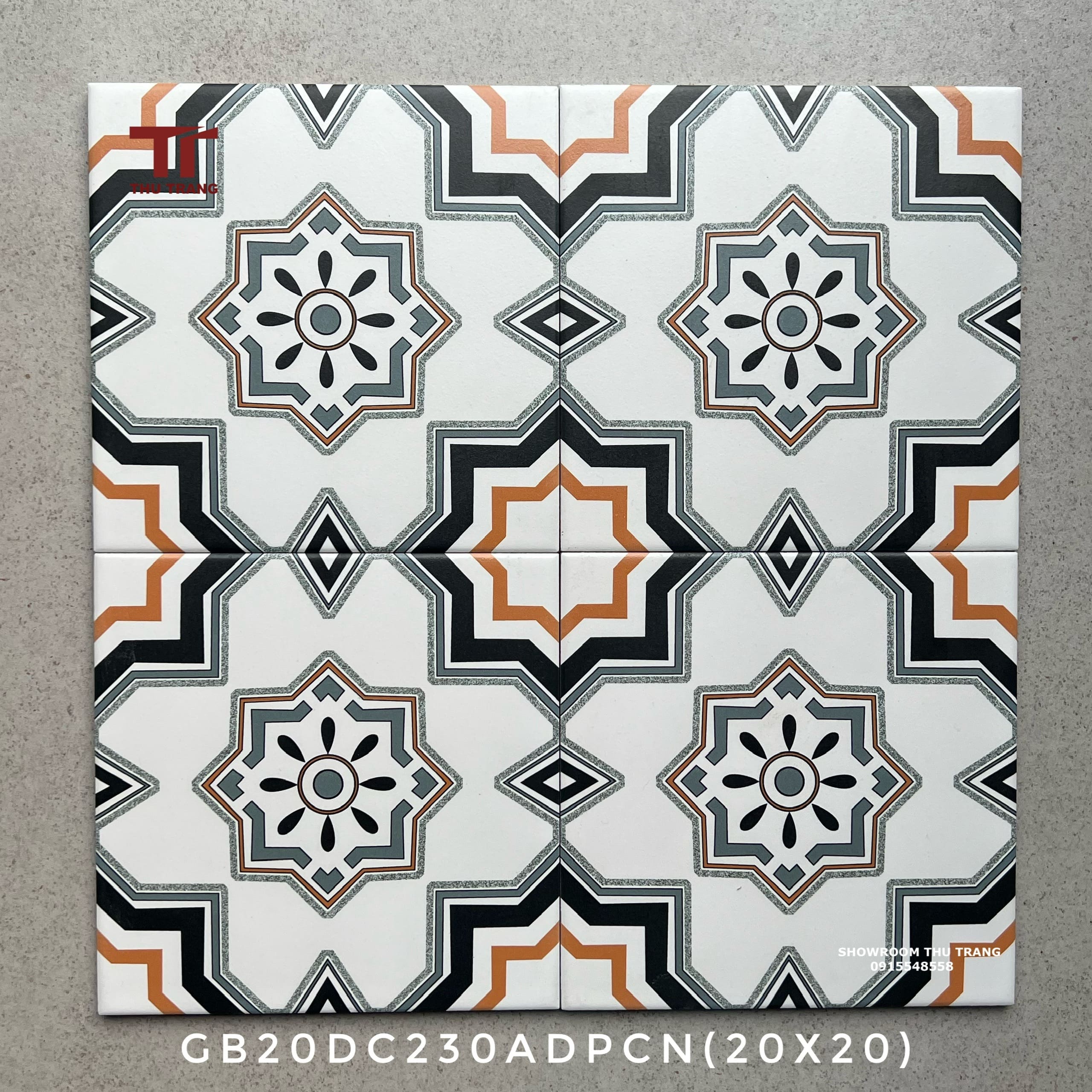 GẠCH BÔNG TRUNG QUỐC 20GBDC23ADPCN (20x20cm)