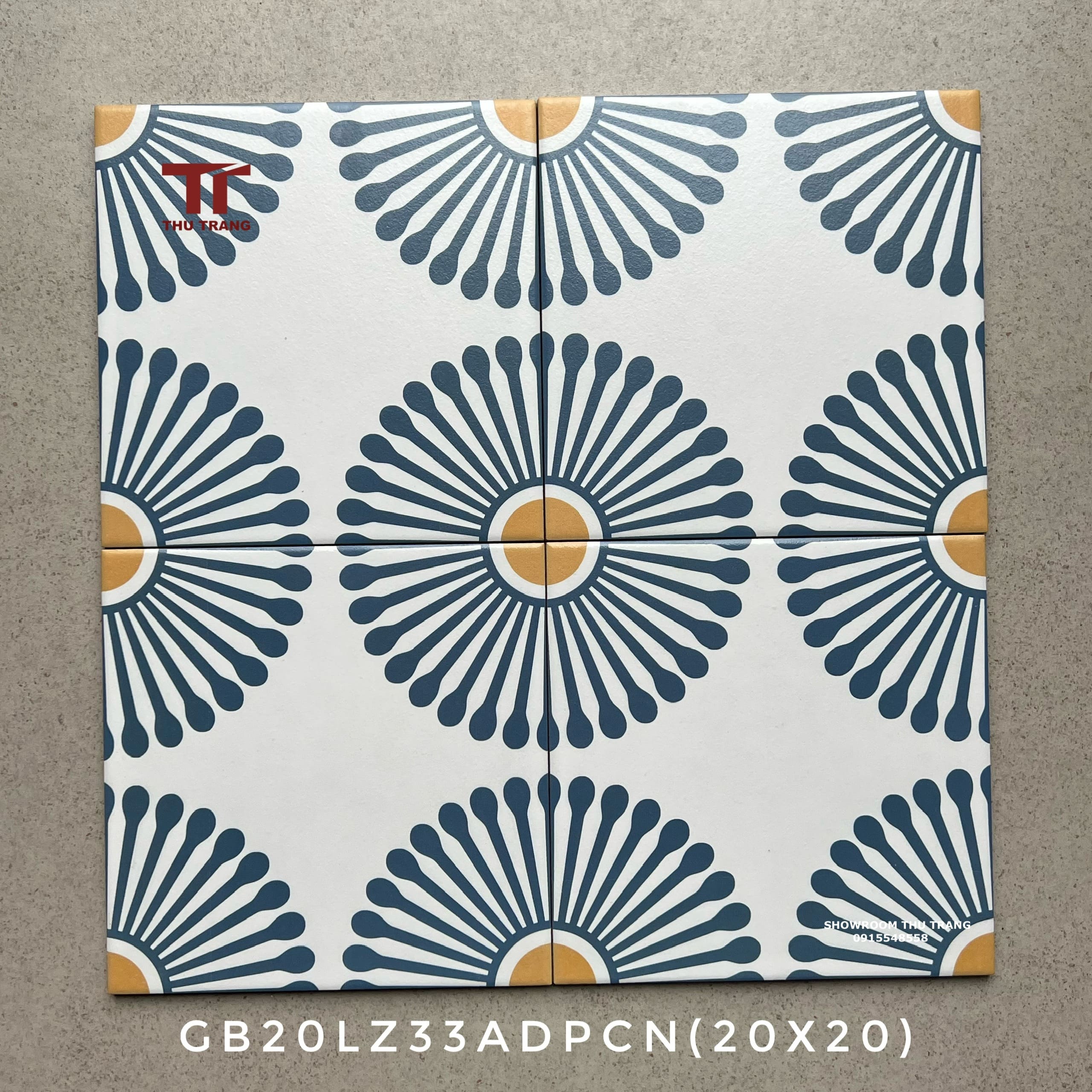 GẠCH BÔNG TRUNG QUỐC 20GB33ADPCN (20x20cm)