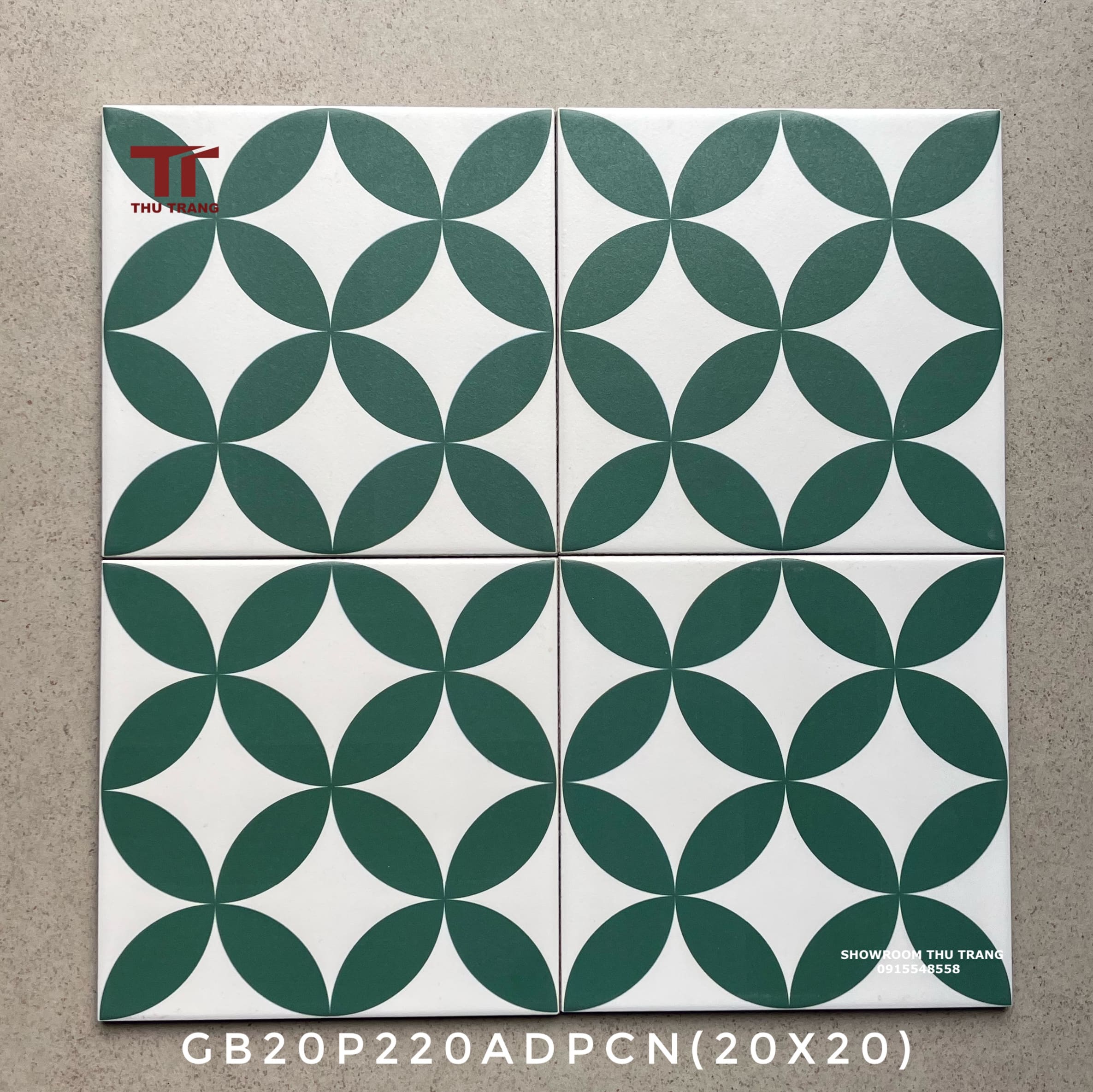 GẠCH BÔNG TRUNG QUỐC 20GBP220ADPCN (20x20cm)