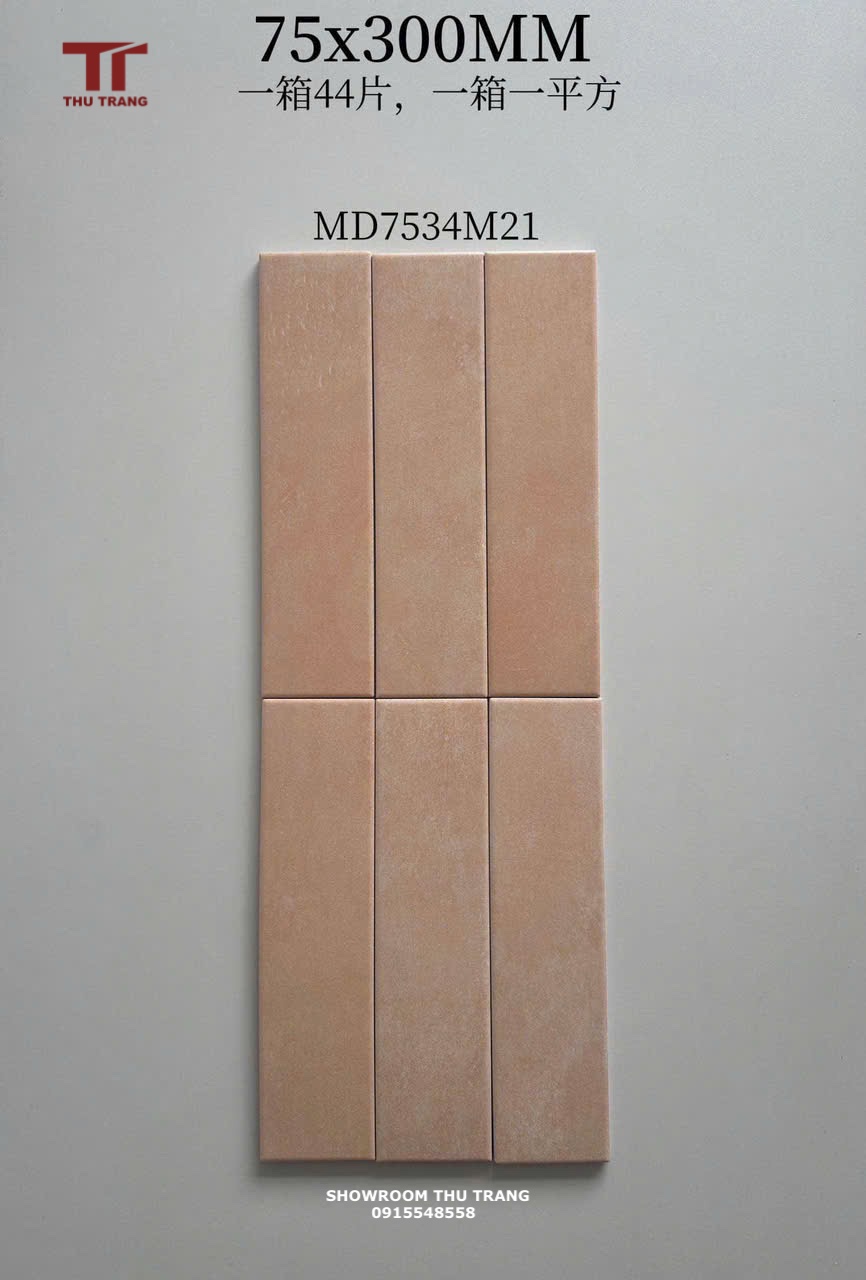 GẠCH THẺ TRANG TRÍ TRUNG QUỐC GTTMD7534M21ECB/ADPCN (7.5x30cm)