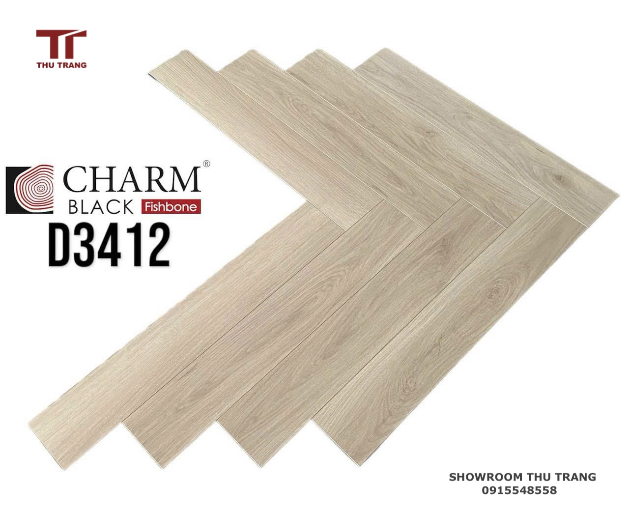 SÀN GỖ CÔNG NGHIỆP XƯƠNG CÁ CỐT ĐEN CHARM D3412