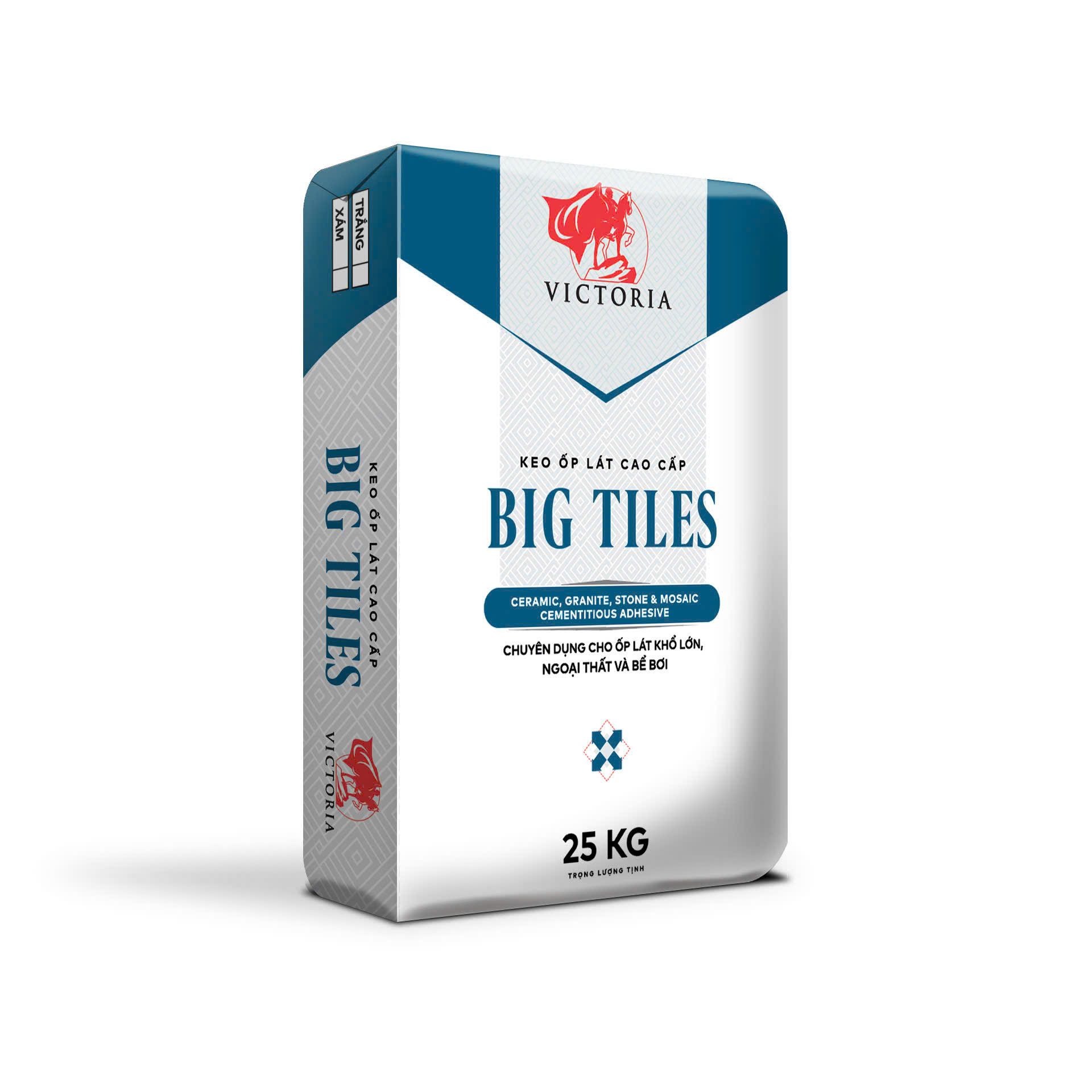 Keo dán gạch Asia VICTORIA BIG TILES bao 25kg ( C2)