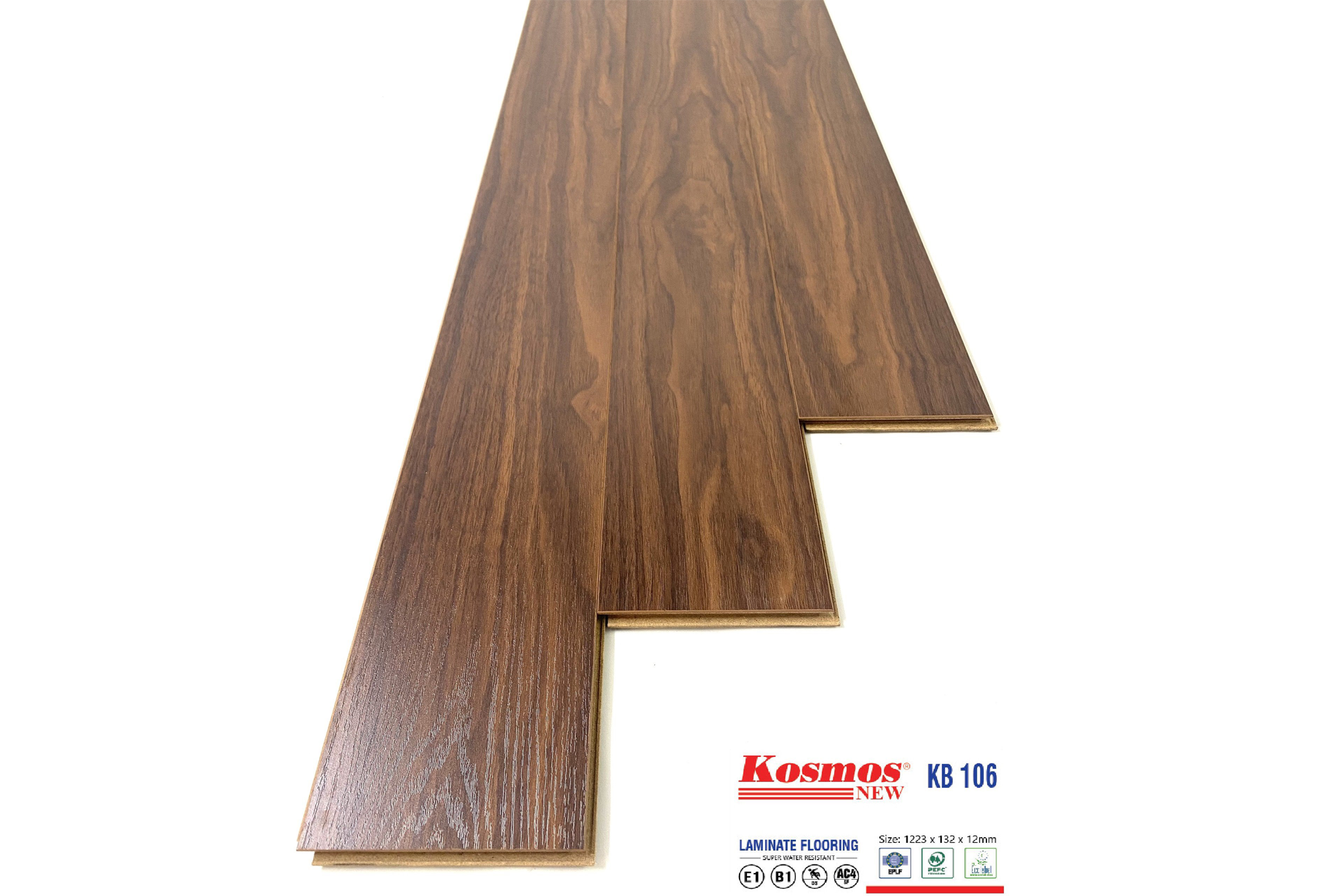 SÀN GỖ CÔNG NGHIỆP KOSMOS 12MM KB106