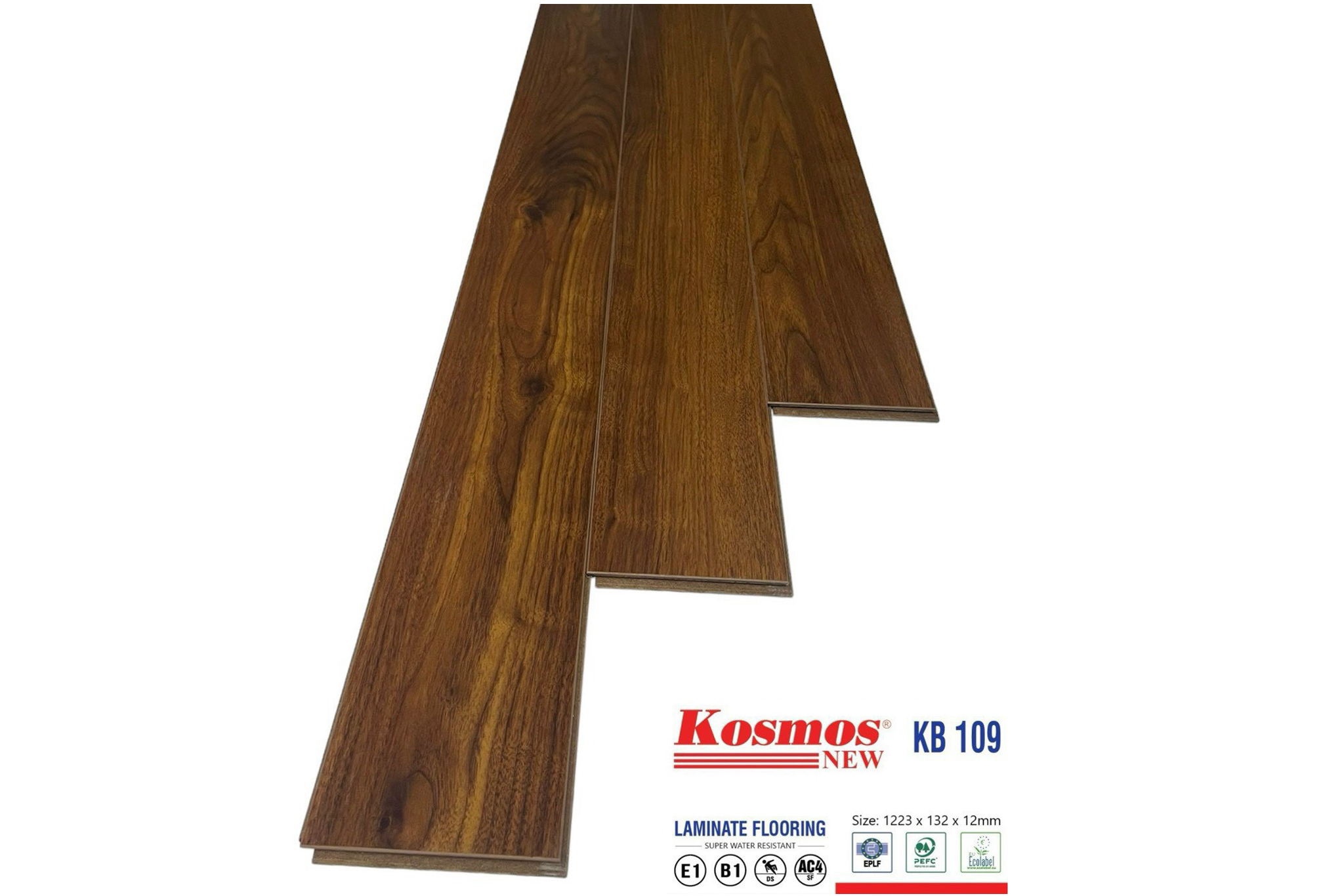 SÀN GỖ CÔNG NGHIỆP KOSMOS 12MM KB109