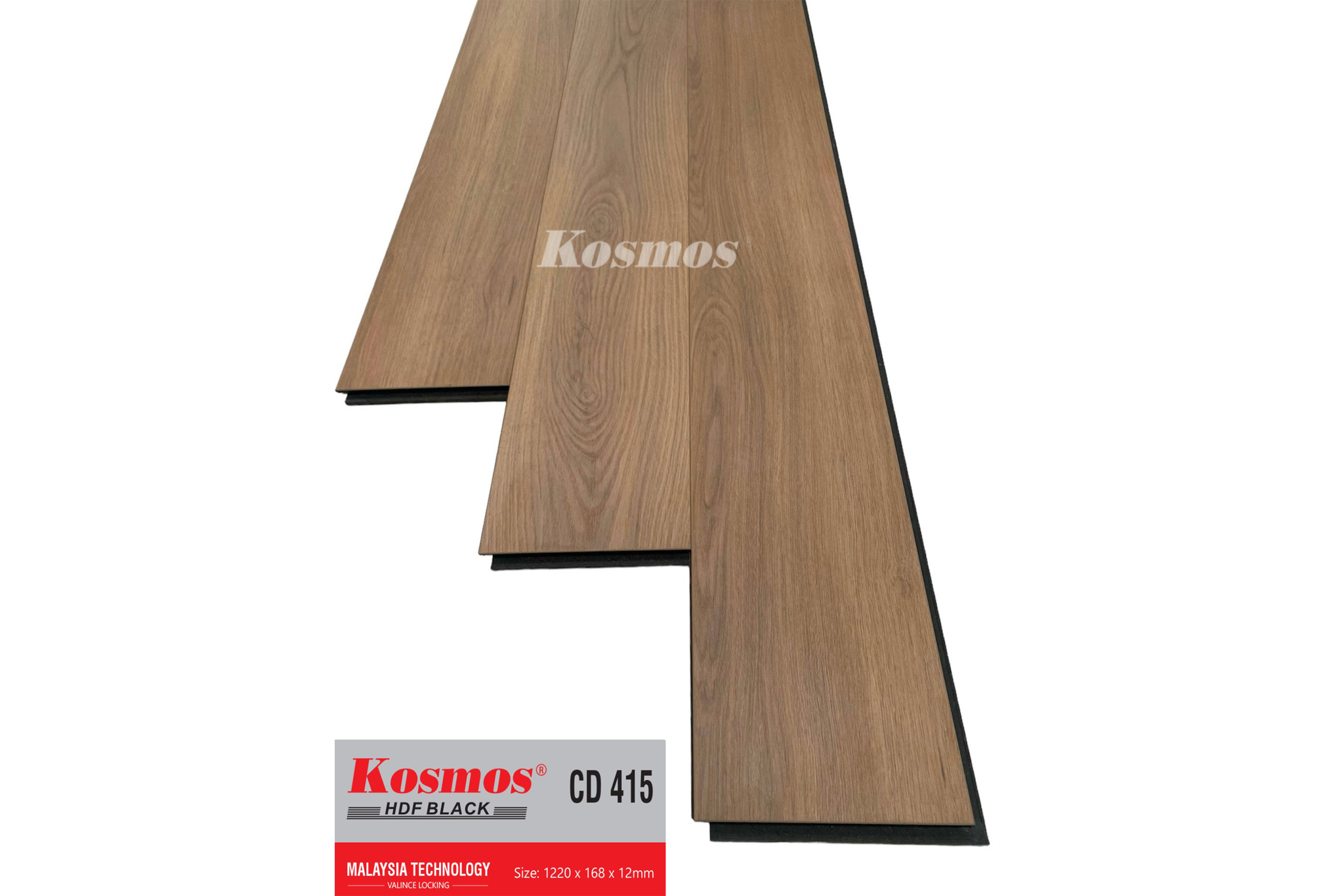 SÀN GỖ CÔNG NGHIỆP KOSMOS BLACK 12MM CD415
