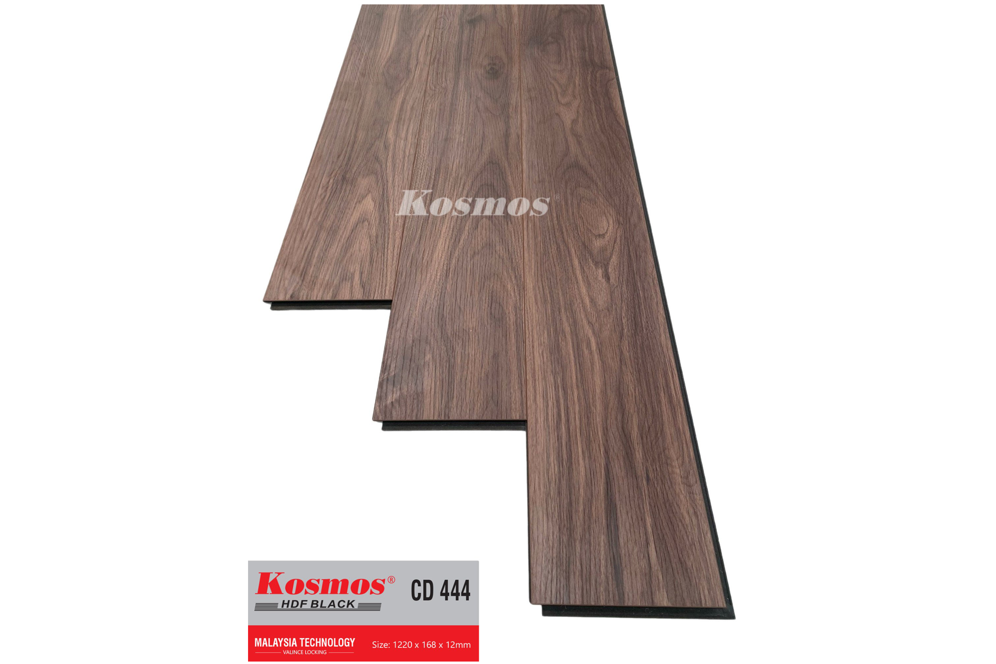 SÀN GỖ CÔNG NGHIỆP KOSMOS BLACK 12MM CD444