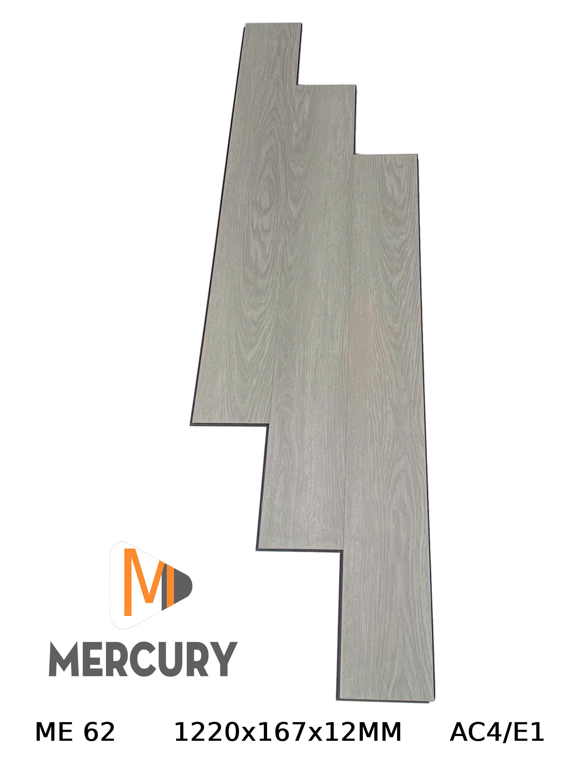 SÀN GỖ CÔNG NGHIỆP CỐT ĐEN MERCURY ME 62 (1220x127x12mm)