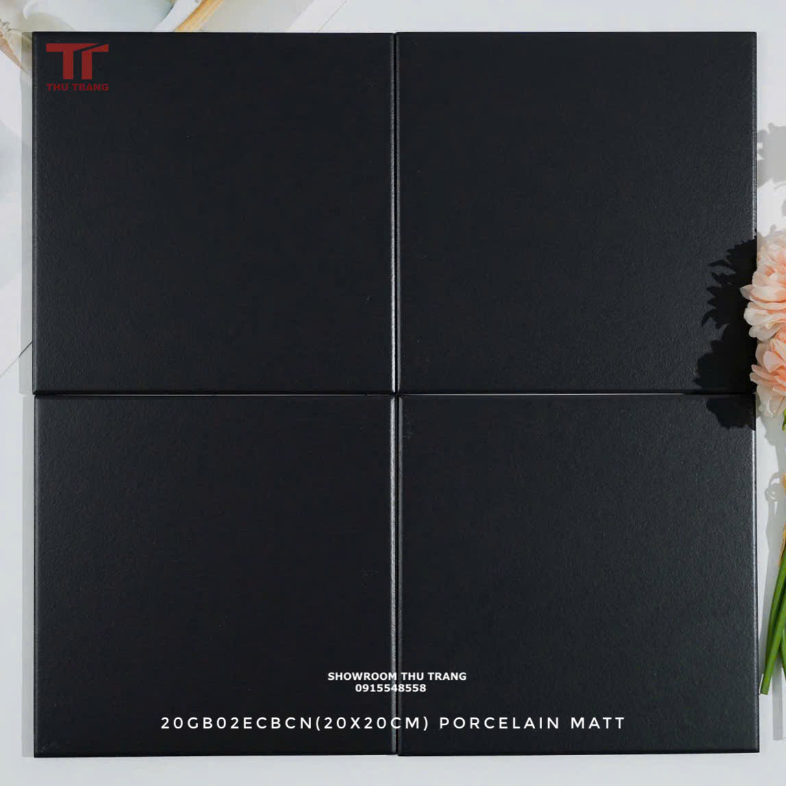 GẠCH BÔNG TRUNG QUỐC 20GB02ECBN (20x20cm)