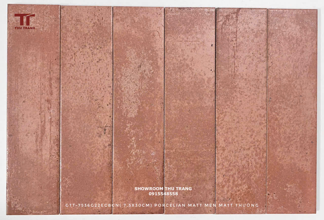 GẠCH THẺ TRANG TRÍ GIẢ CỔ TRUNG QUỐC GTT-7536G22 (7.5x30cm)