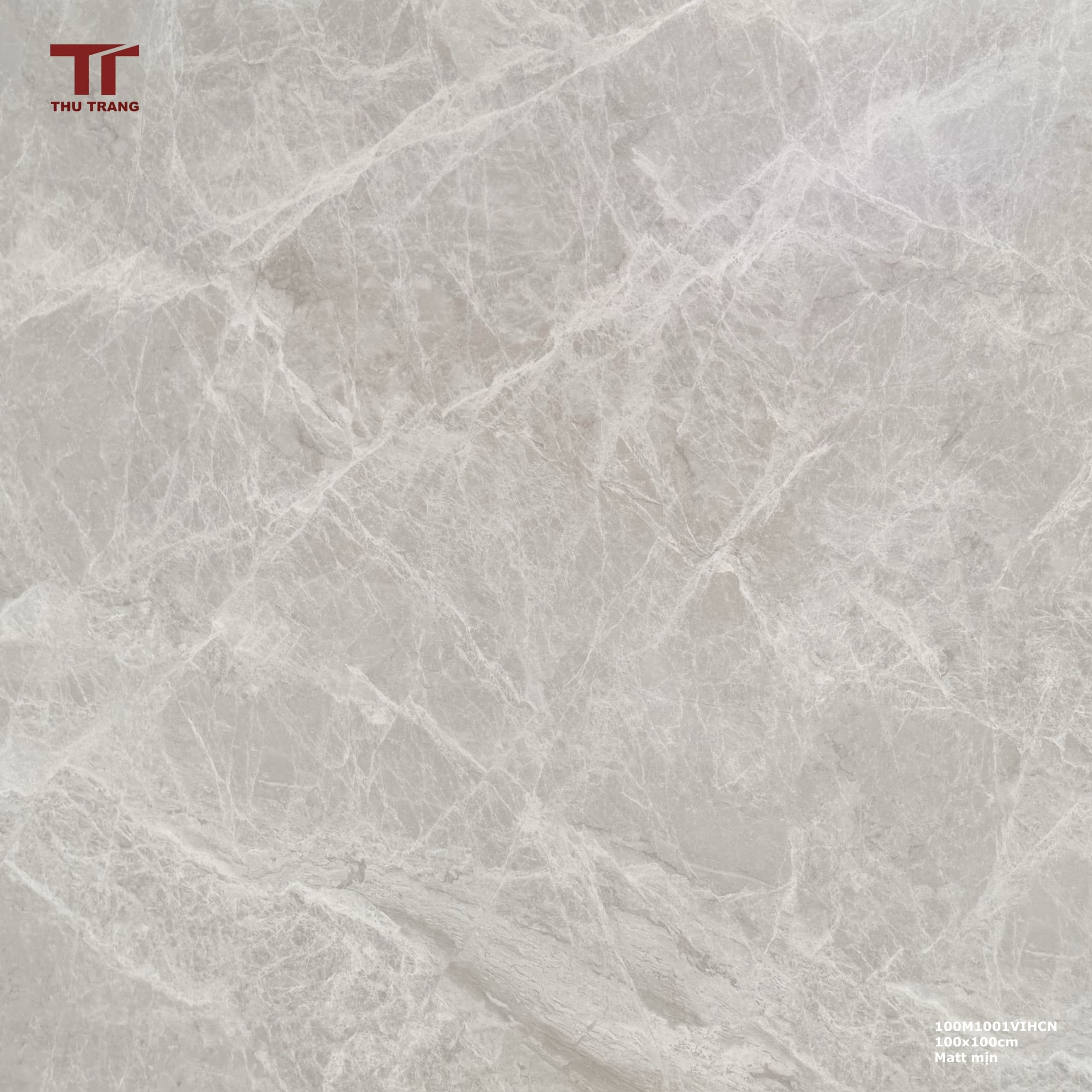 GẠCH VÂN ĐÁ KHỔ LỚN TRUNG QUỐC 100M001VHCN  (100x100cm)
