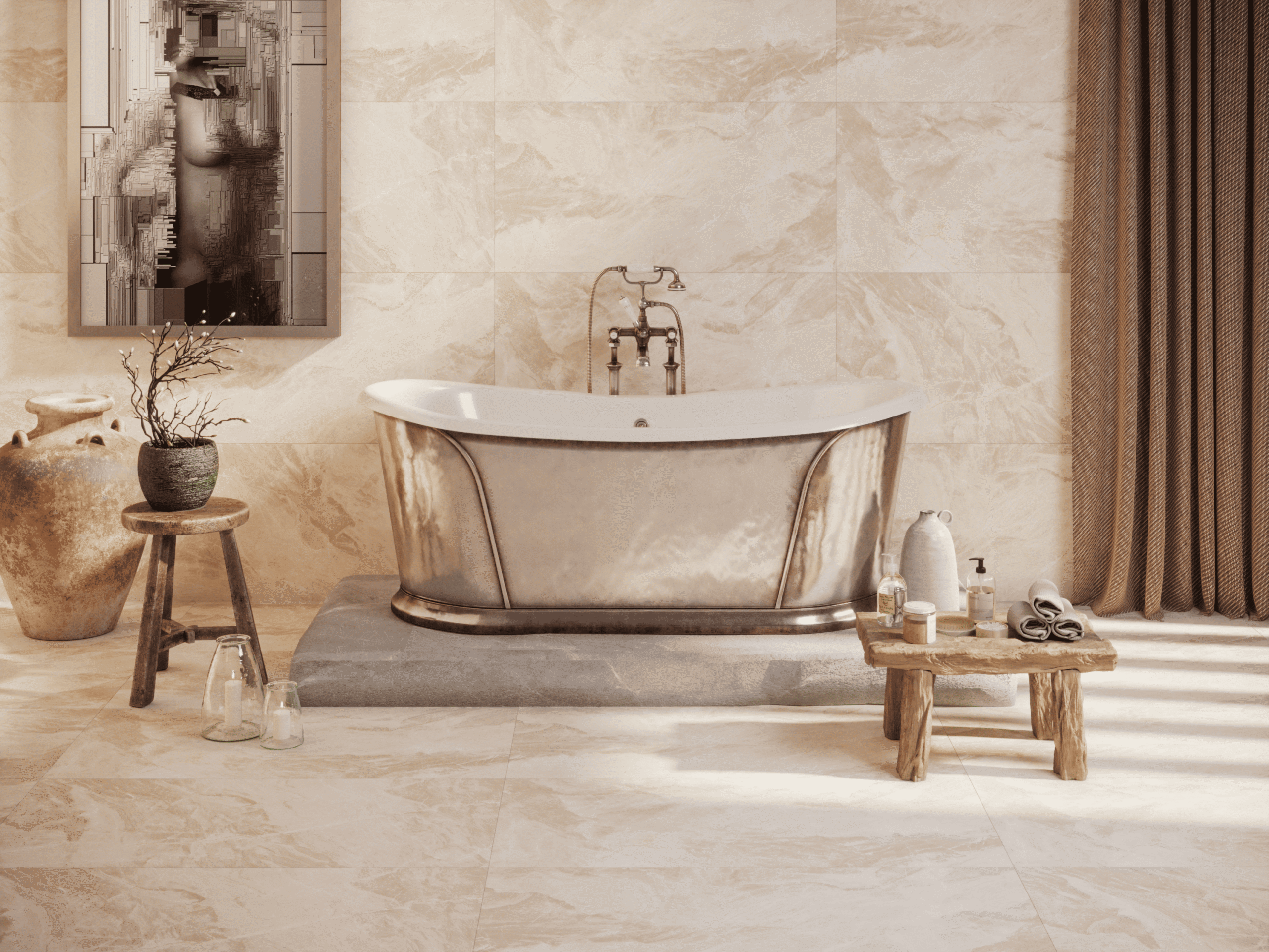 GẠCH VÂN ĐÁ ẤN ĐỘ 612MEBE.TSPID (60x120cm)