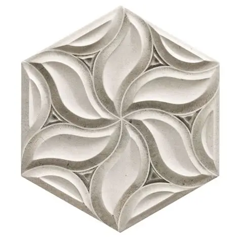 GẠCH TRANG TRÍ LỤC GIÁC TÂY BAN NHA HABITAT IVY GREY ( 285x330mm)