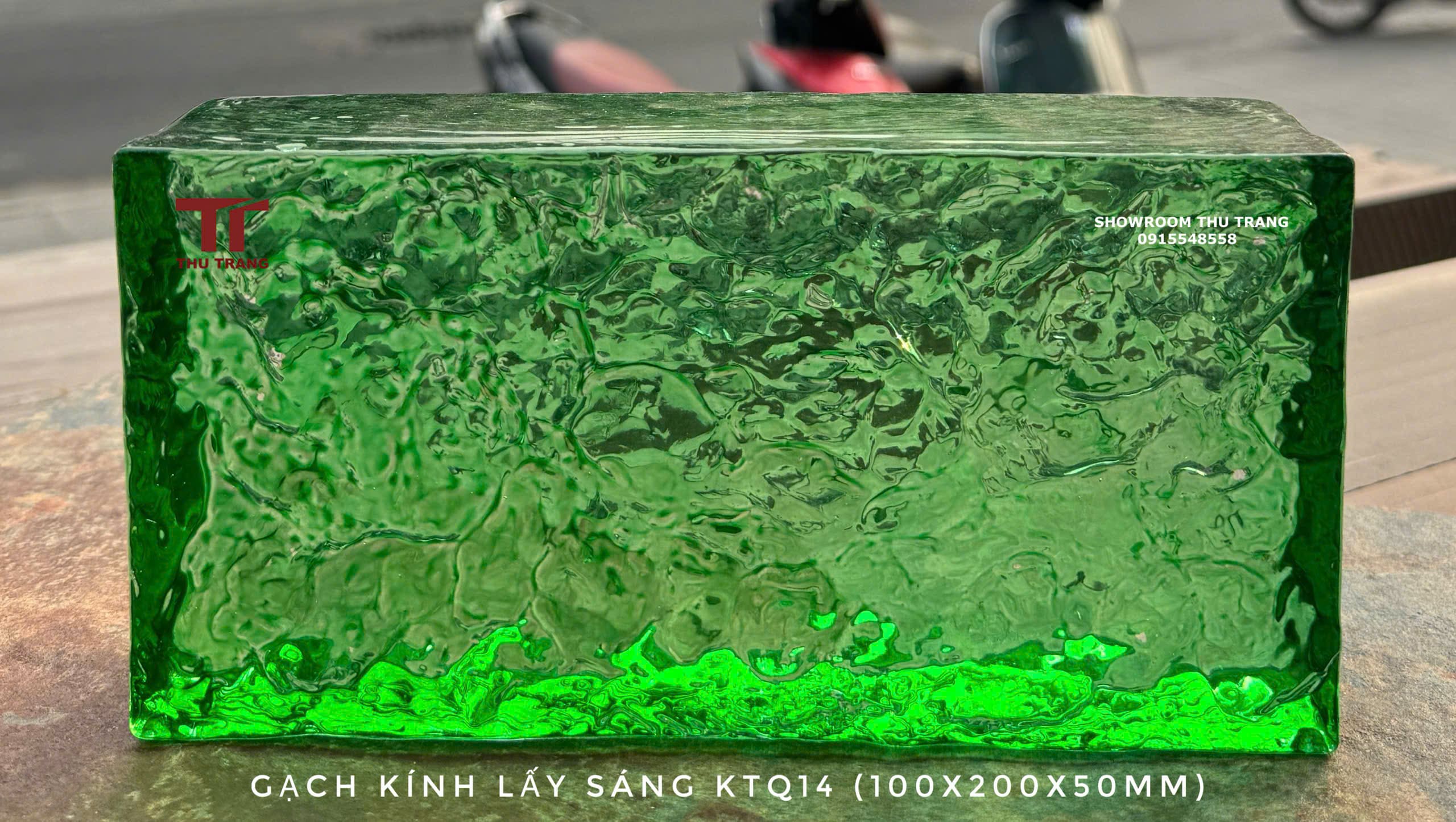 GẠCH KÍNH LẤY SÁNG KTQ14 (100X200X50MM)
