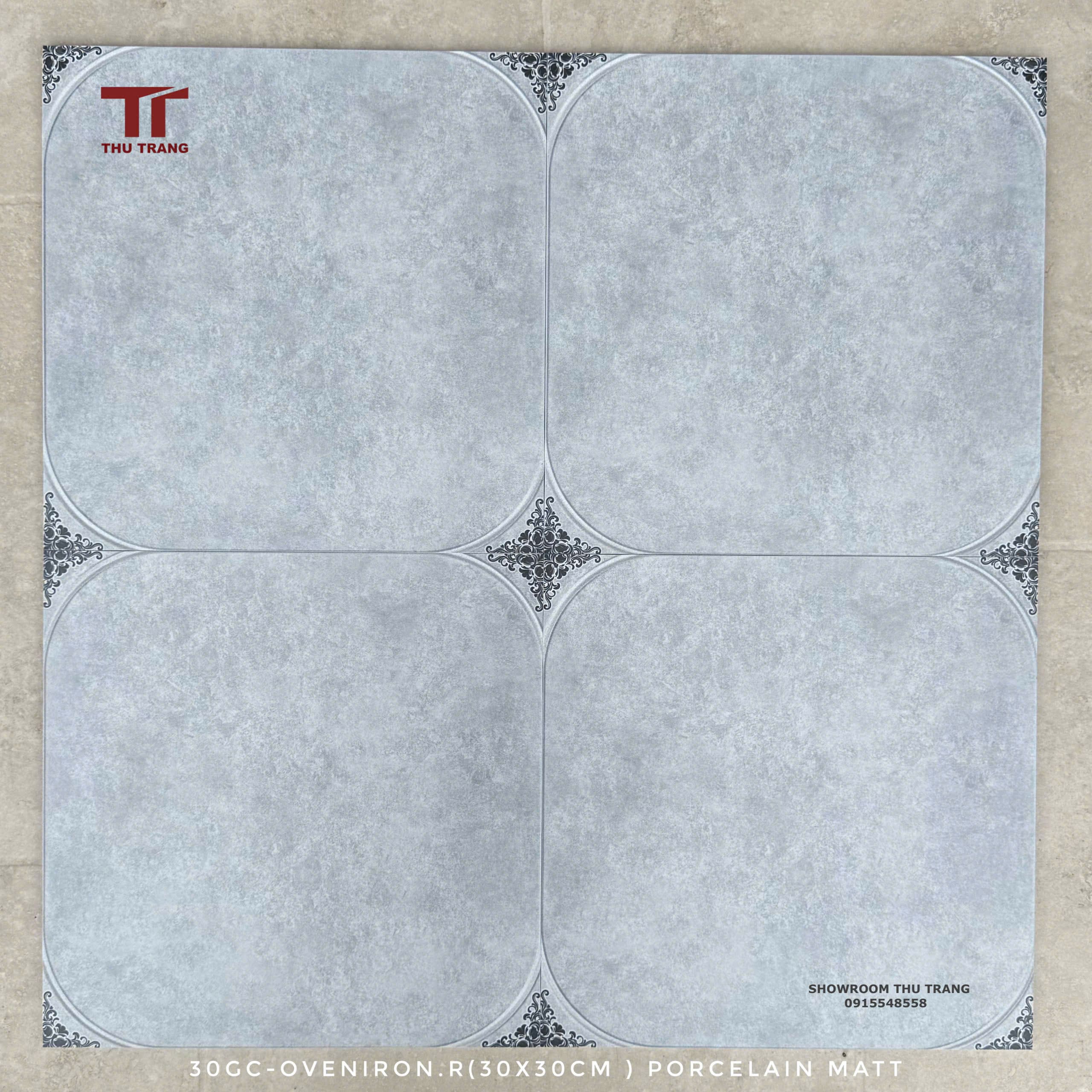 30GC-OVENIRON.R (30X30CM) PORC MATT MỊN