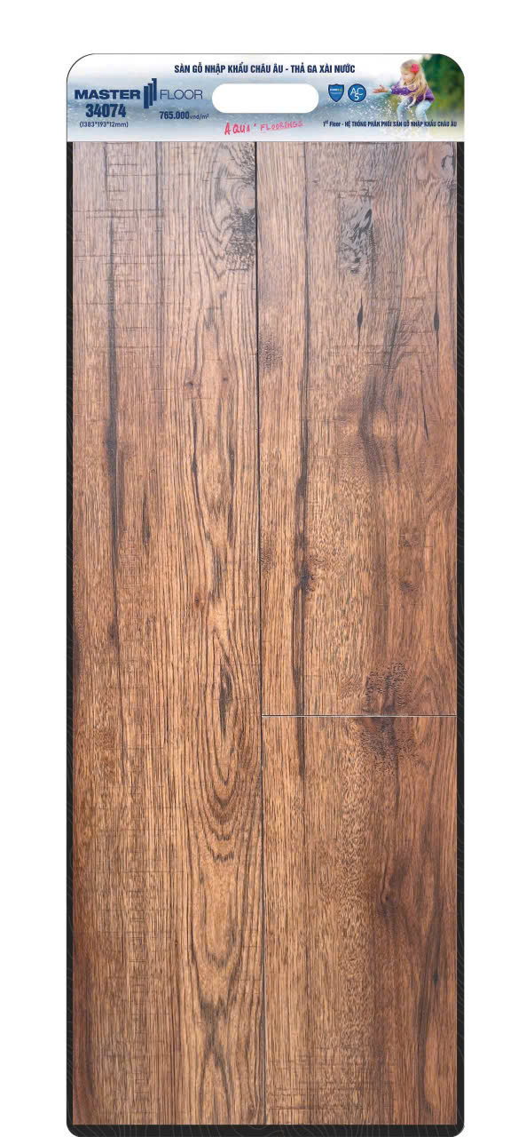 SÀN GỖ CÔNG NGHIỆP MASTERFLOOR AQUA LINE 34074
