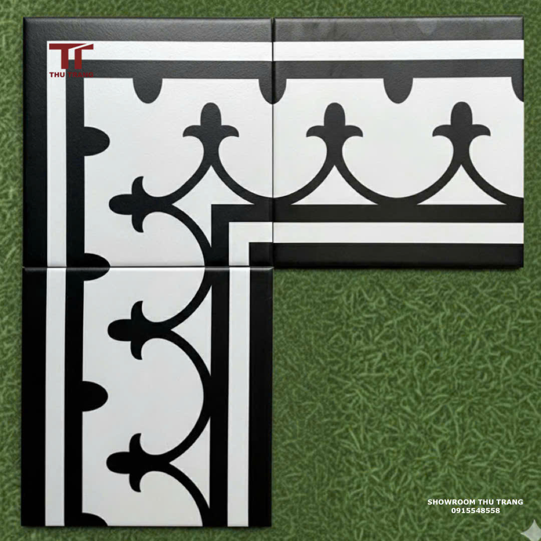 GẠCH BÔNG DIỀM GÓC TRUNG QUỐC DG02 ( 20x20cm)
