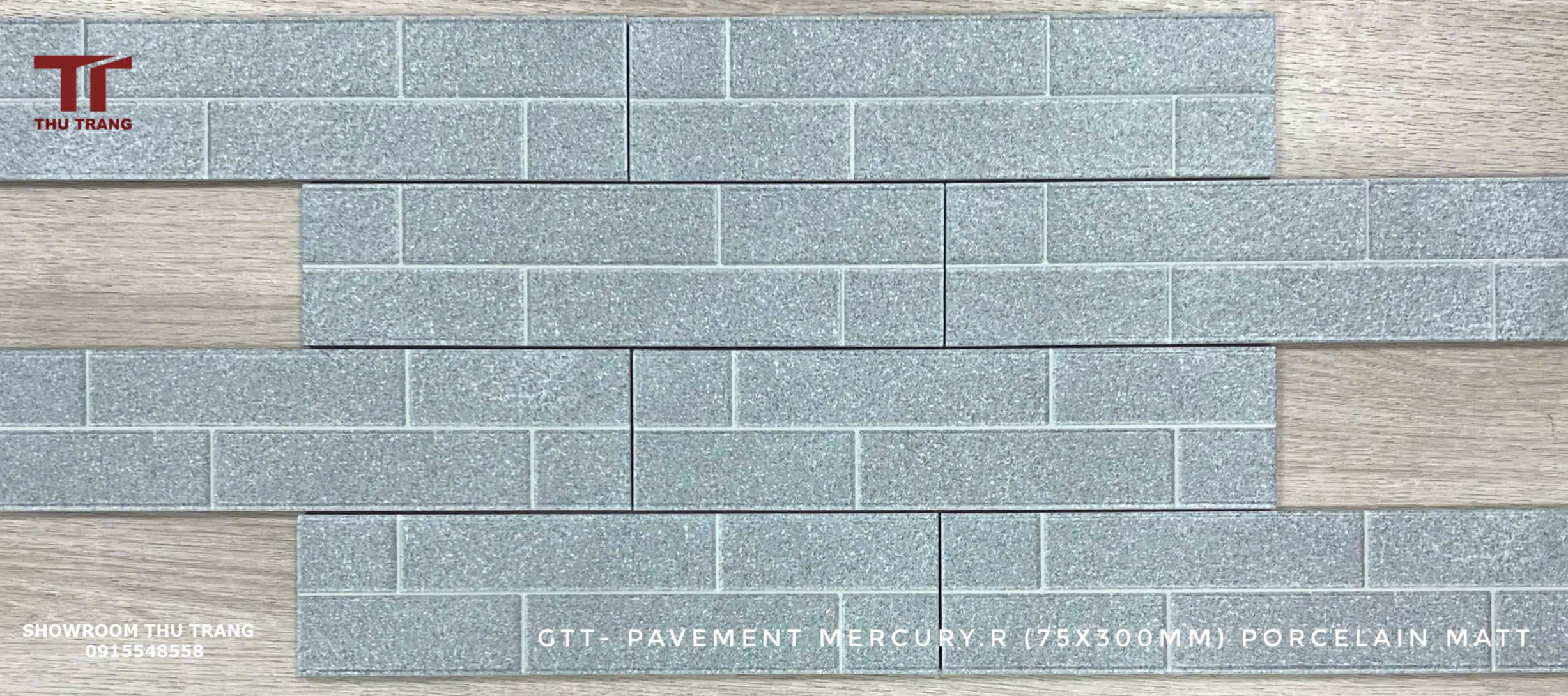 Gạch trang trí GTT-PAVEMENT MERCURY.R (7,5x30cm)
