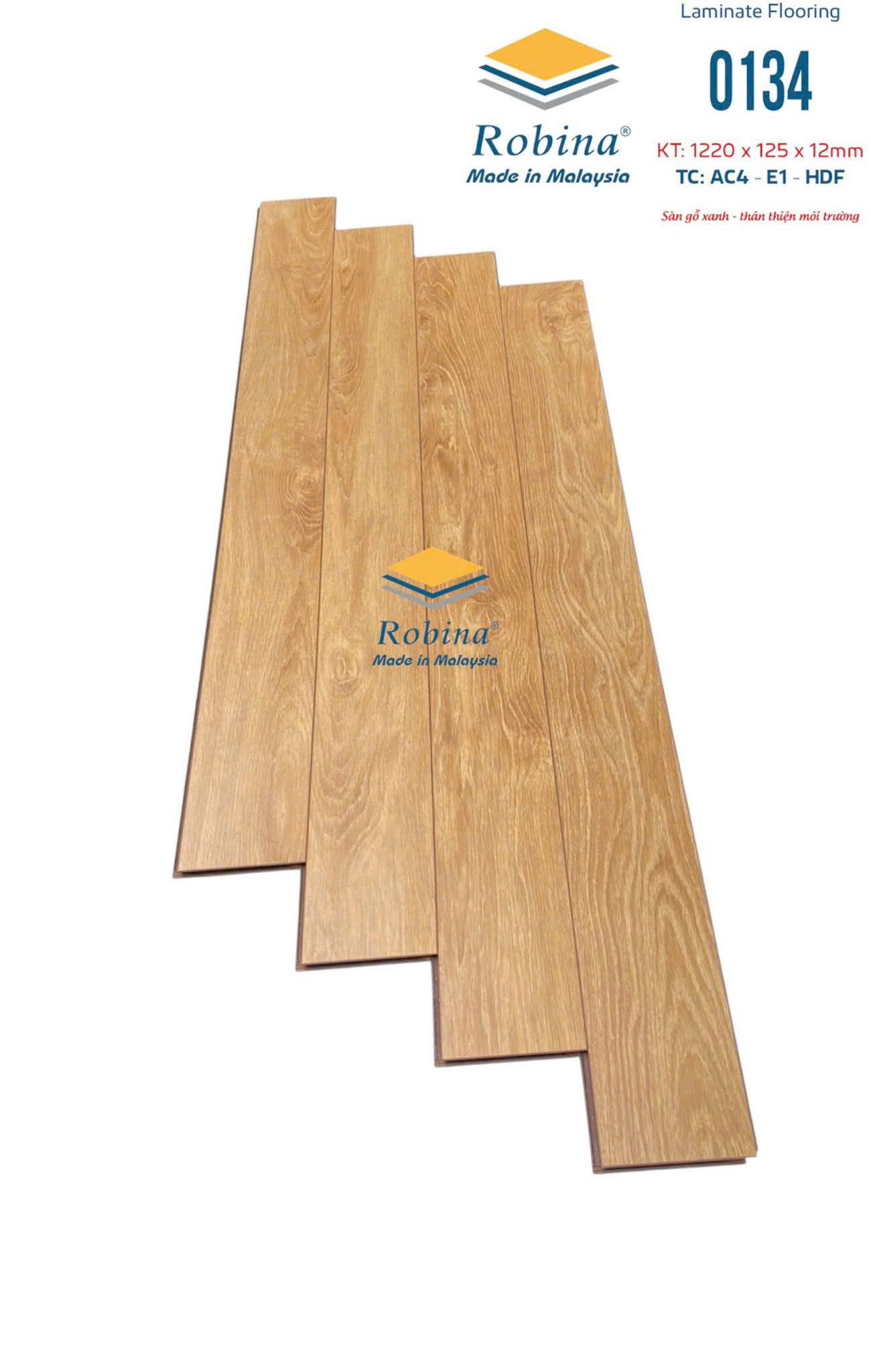SÀN GỖ CÔNG NGHIỆP ROBINA 0134 12MM (BẢN NHỎ)