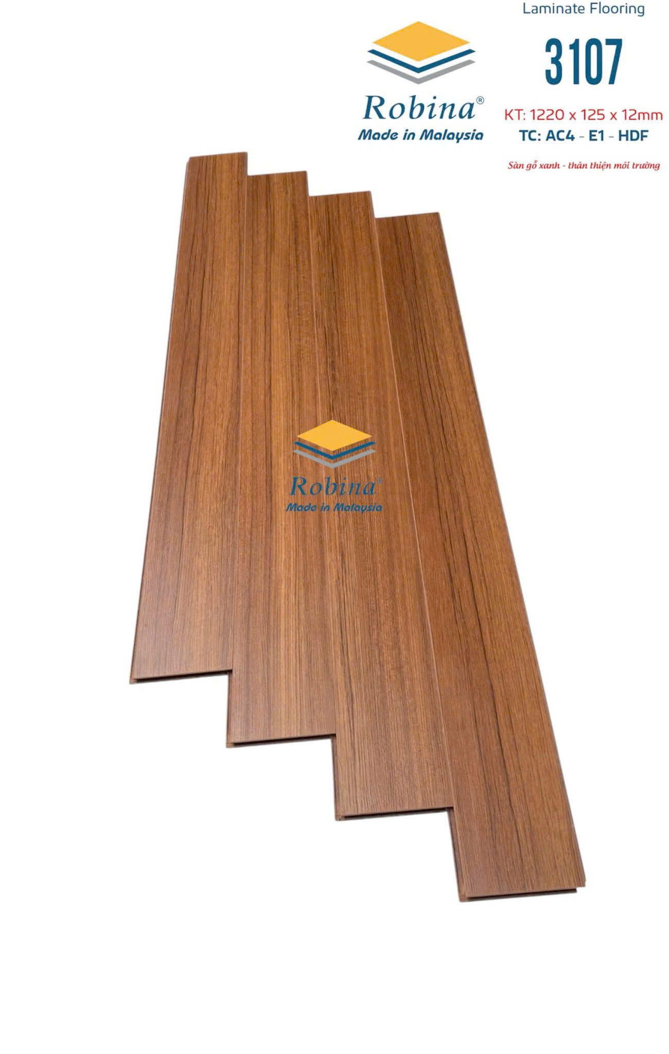 SÀN GỖ CÔNG NGHIỆP ROBINA 3107 12MM (BẢN NHỎ)