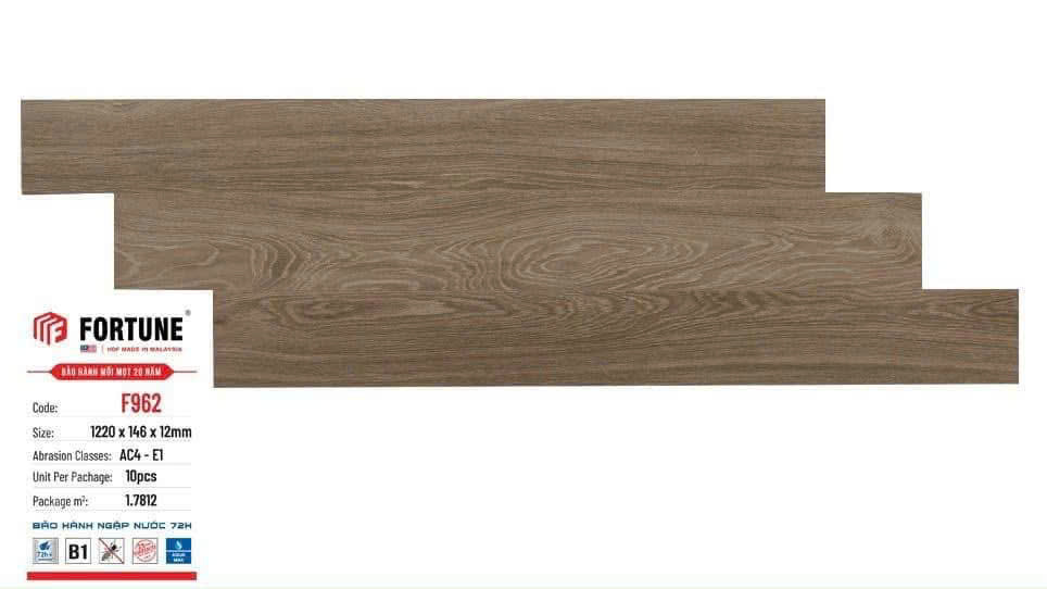 SÀN GỖ CÔNG NGHIỆP FORTUNE F962