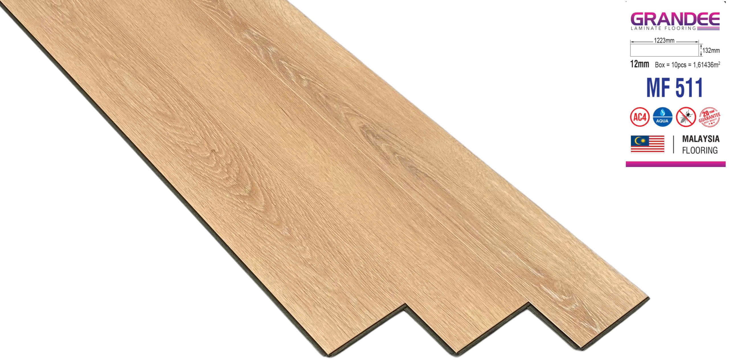 SÀN GỖ CÔNG NGHIỆP GRANDEE MF511