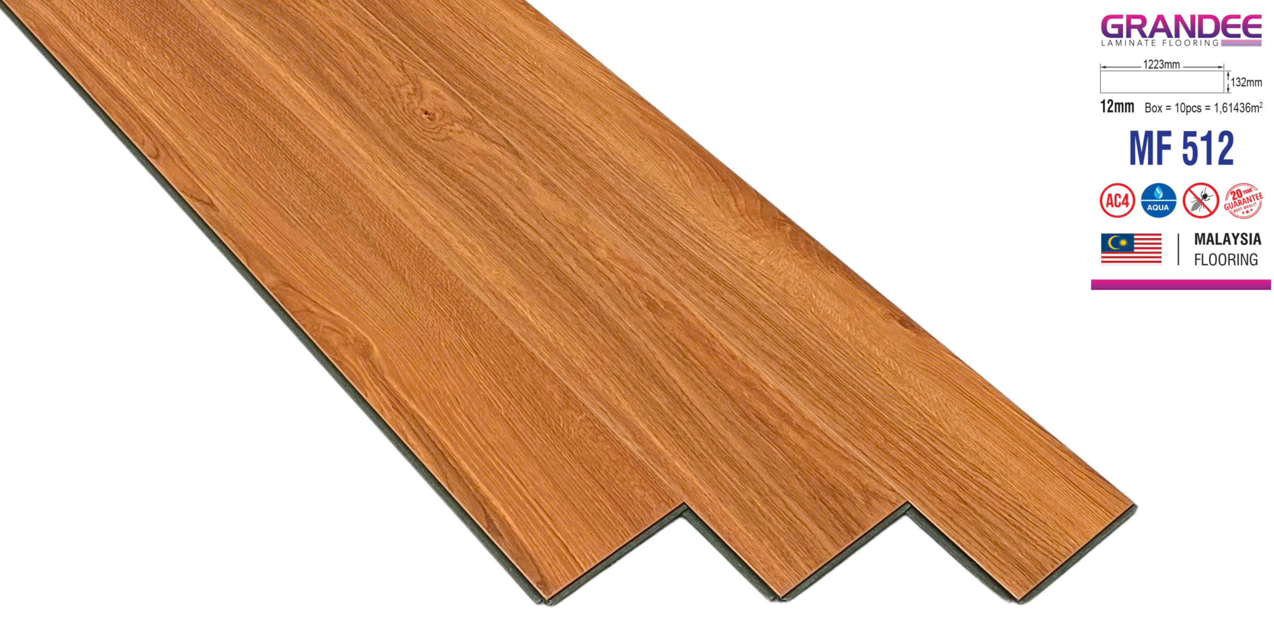 SÀN GỖ CÔNG NGHIỆP GRANDEE MF512