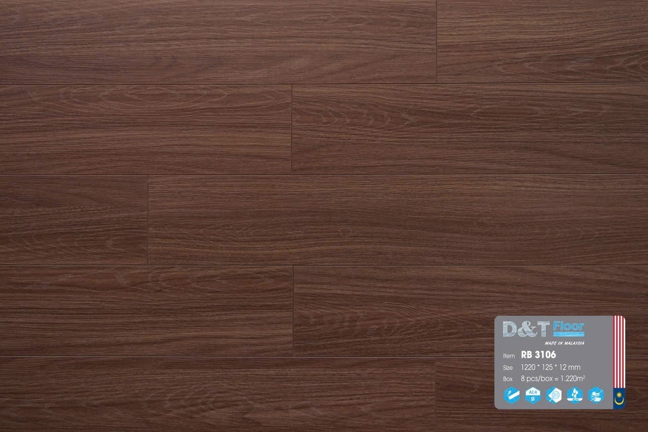 SÀN GỖ CÔNG NGHIỆP D&T FLOORING RB3106