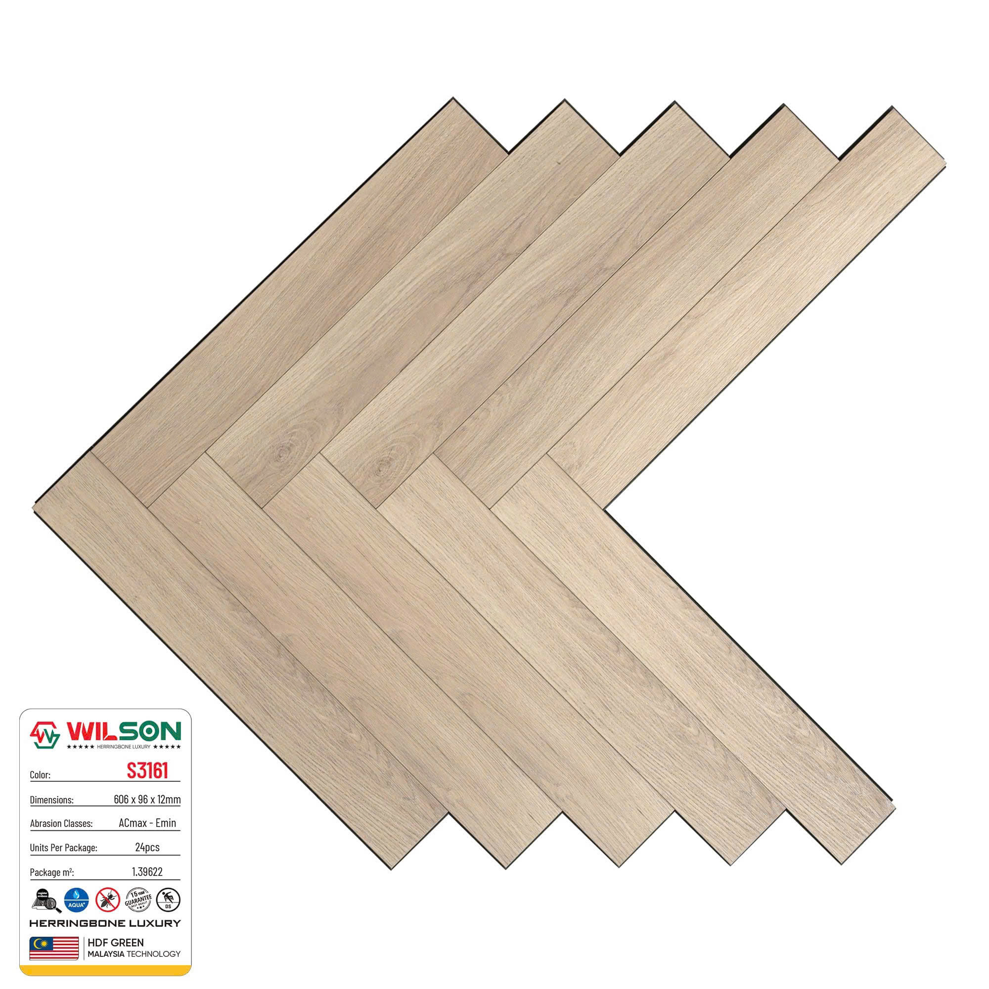 SÀN GỖ CÔNG NGHIỆP XƯƠNG CÁ WILSON S3161