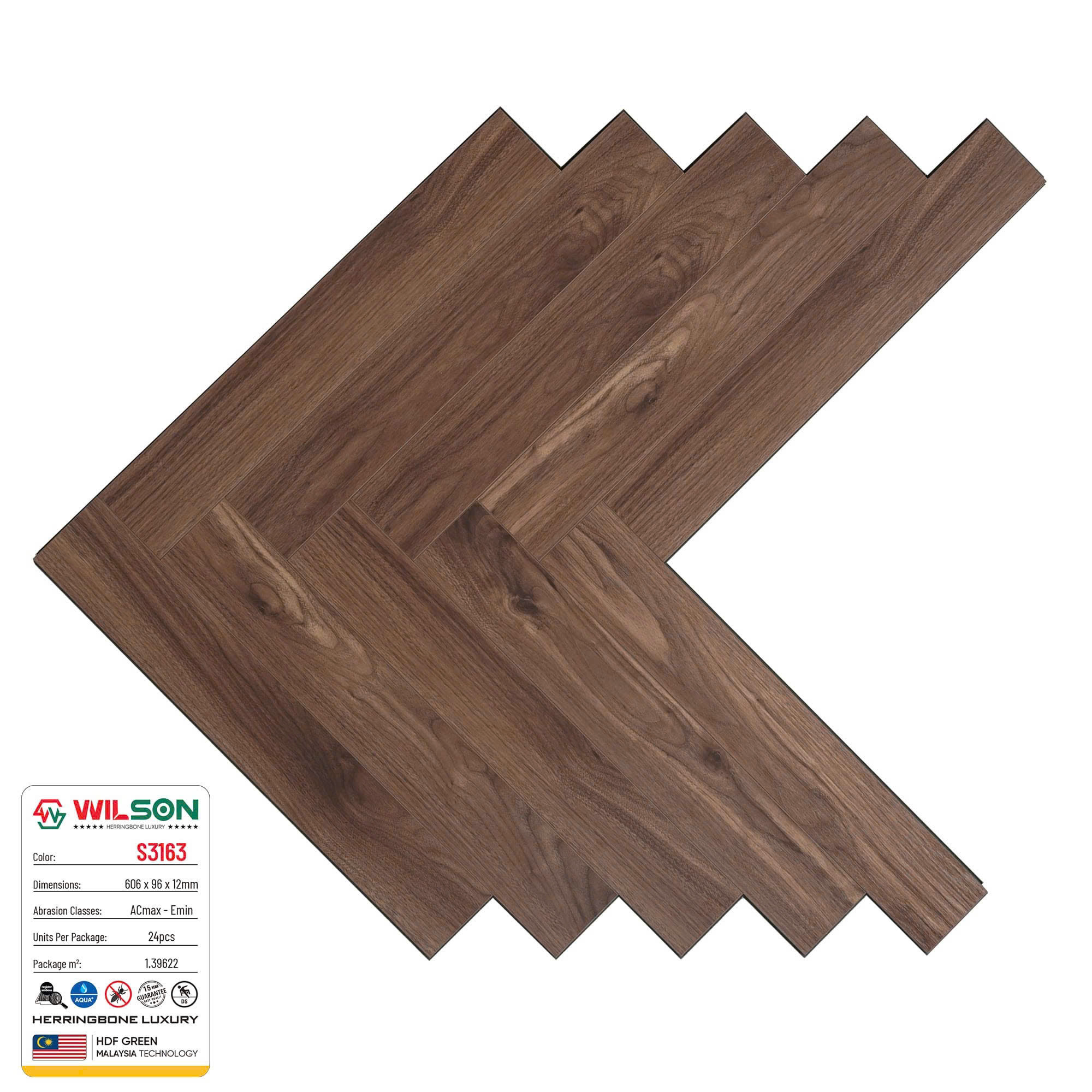 SÀN GỖ CÔNG NGHIỆP XƯƠNG CÁ WILSON S3163
