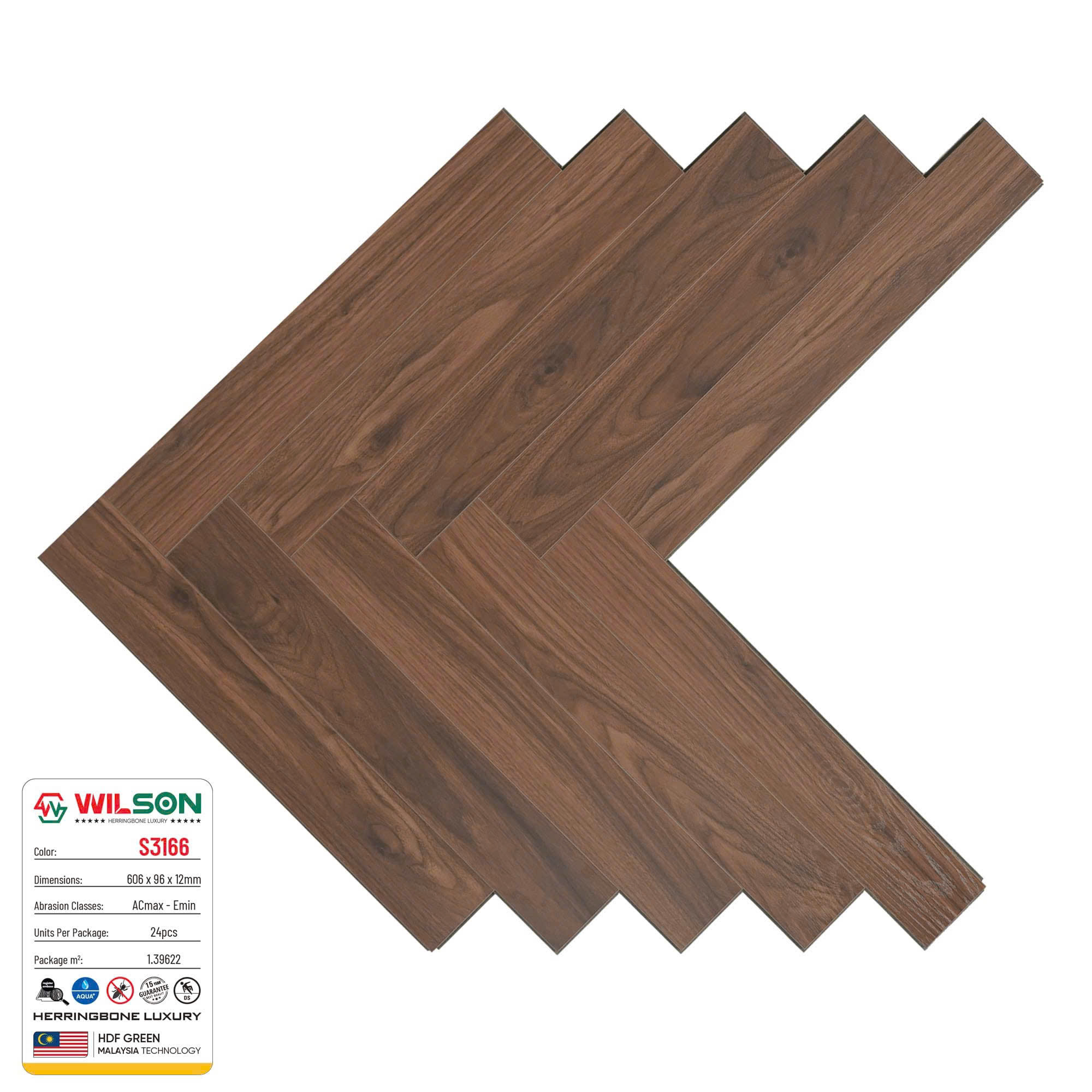 SÀN GỖ CÔNG NGHIỆP XƯƠNG CÁ WILSON S3166